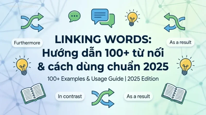 Linking Words: Hướng dẫn 100+ từ nối & cách dùng chuẩn 2025
