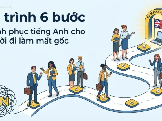 Lộ trình 6 bước chinh phục tiếng Anh cho người đi làm mất gốc