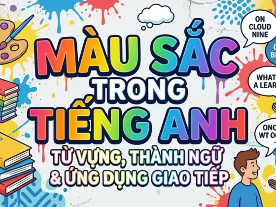 Màu Sắc Trong Tiếng Anh: Từ Vựng, Thành Ngữ & Ứng Dụng Giao Tiếp