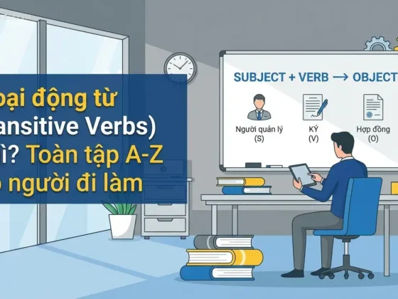 Ngoại động từ (Transitive Verbs) là gì? Toàn tập A-Z cho người đi làm
