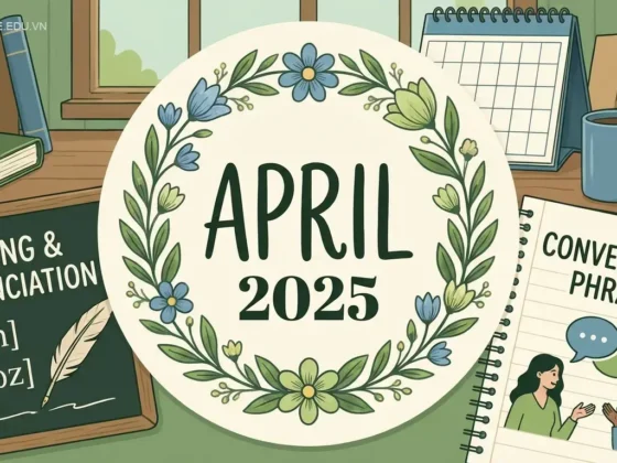 Tháng 4 Tiếng Anh: Cách Viết, Đọc Chuẩn & Mẫu Câu Giao Tiếp 2025