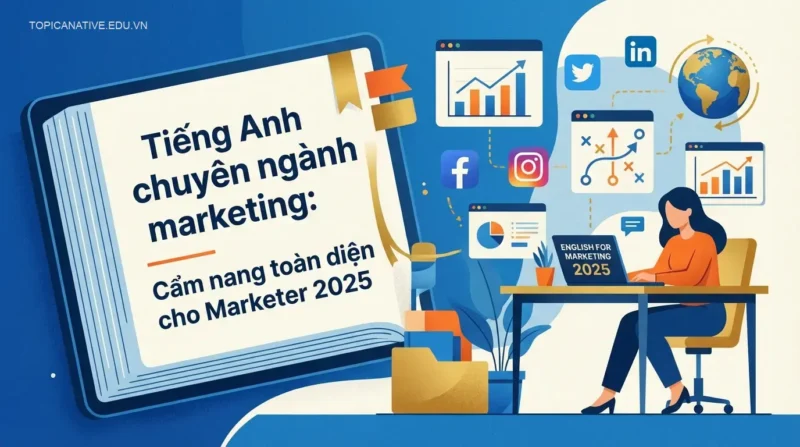 Tiếng Anh chuyên ngành marketing: Cẩm nang toàn diện cho Marketer 2025
