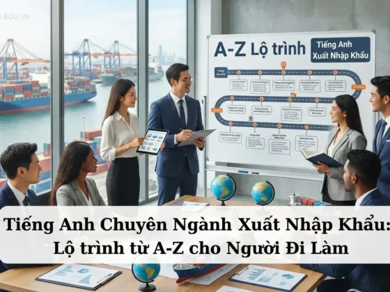 Tiếng Anh chuyên ngành xuất nhập khẩu: Lộ trình từ A-Z cho người đi làm