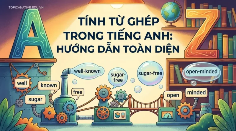 Tính từ ghép trong tiếng Anh: Hướng dẫn toàn diện A-Z