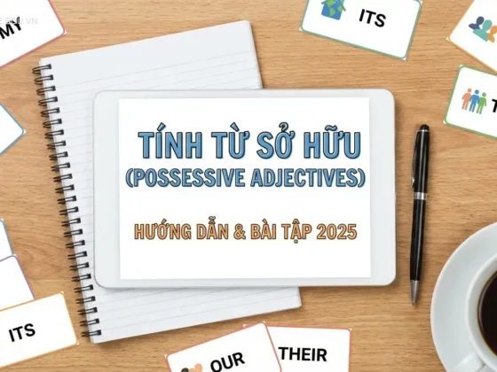 Tính từ sở hữu (Possessive Adjectives): Hướng dẫn & Bài tập 2025