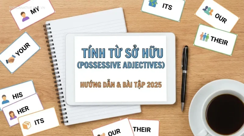 Tính từ sở hữu (Possessive Adjectives): Hướng dẫn & Bài tập 2025