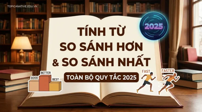 Tính từ so sánh hơn và so sánh nhất: Toàn bộ quy tắc 2025