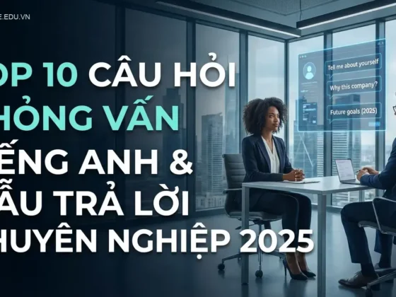 Top 10 câu hỏi phỏng vấn tiếng Anh và mẫu trả lời chuyên nghiệp 2025