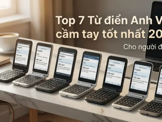 Top 7 Từ điển Anh Việt cầm tay tốt nhất 2025 cho người đi làm