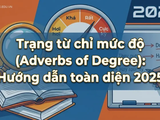 Trạng từ chỉ mức độ (Adverbs of Degree): Hướng dẫn toàn diện 2025