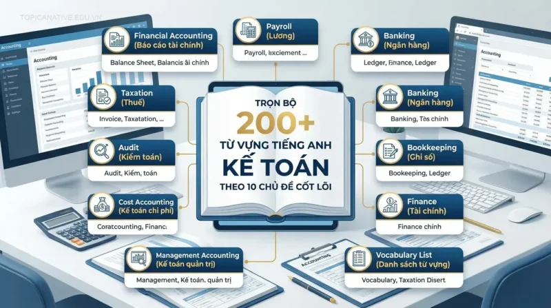 Trọn Bộ 200+ Từ Vựng Tiếng Anh Kế Toán Theo 10 Chủ Đề Cốt Lõi