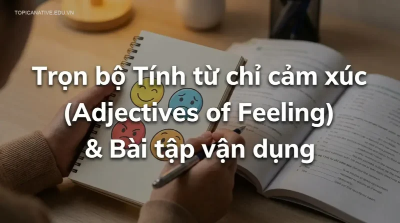 Trọn bộ Tính từ chỉ cảm xúc (Adjectives of Feeling) & Bài tập vận dụng