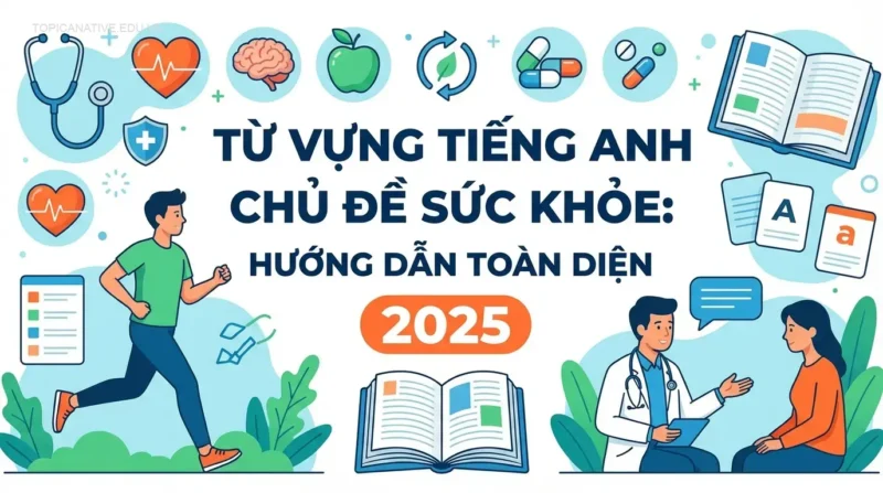 Từ vựng tiếng Anh chủ đề Sức khỏe: Hướng dẫn toàn diện 2025