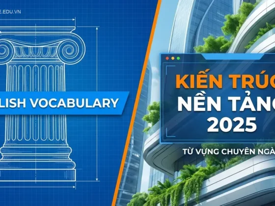 Từ Vựng Tiếng Anh Chuyên Ngành Kiến Trúc: Nền Tảng 2025